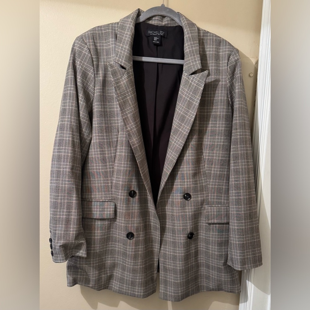 Rachel Zoe Houndstooth Oversized Women’s Blazer